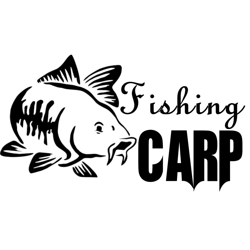 

Various Sizes Vinyl Decal Fishing Carp Car Sticker Waterproof Car Styling Decor on Motorcyle Truck Bumper Rear Window 20017#