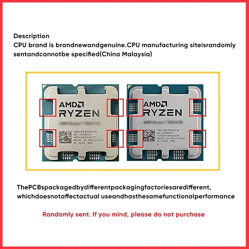 processeur amd ryzen 7800x3d – vue détaillée