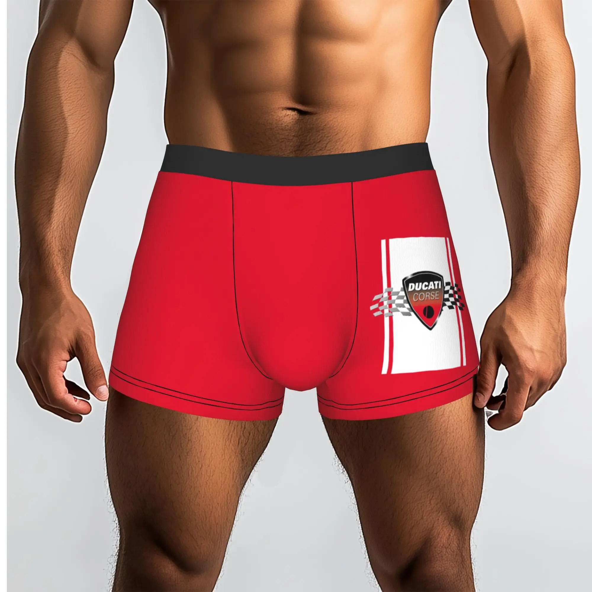 Customized Cool Ducatis Logo Boxers Shorts Panties Male Underpants Comfortable Motorcycle Racing Sprot Briefs Underwear