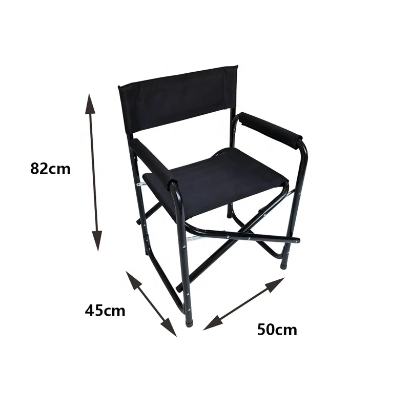 

Outdoor Portable Folding Director Chair Oxford Camping Hiking Fishing Hunting Seat with Iron Metal