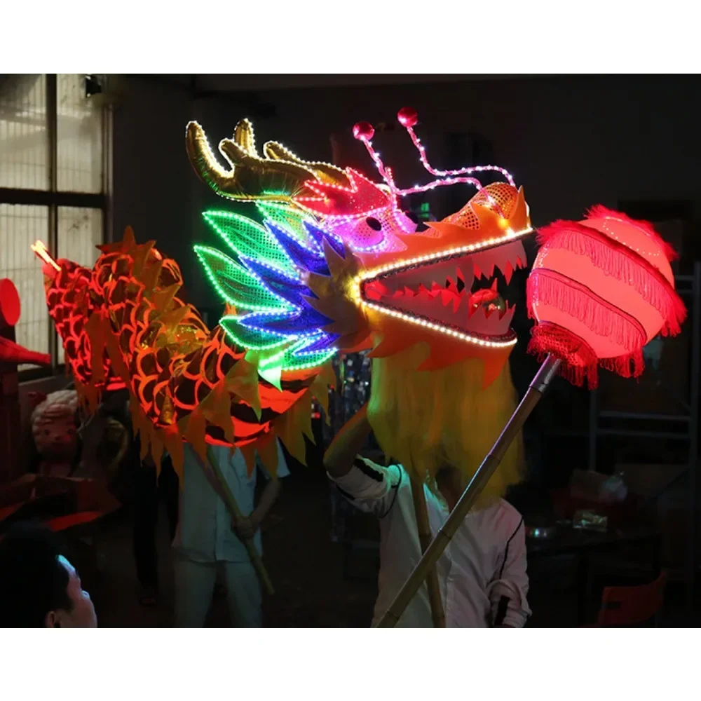 

Clothing Display Rack Round Exhibition Display Luminous Dragon Dance