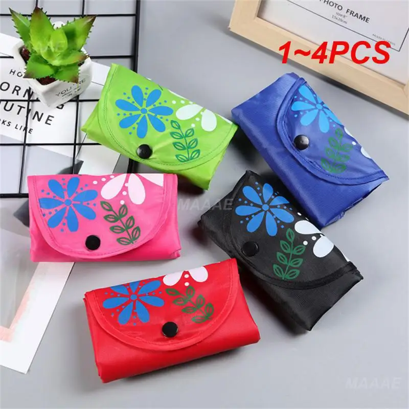 1~4PCS Reusable Bags More Labor-saving Strong And Durable Durable Solid Household Products Handbag Smaller And Lighter