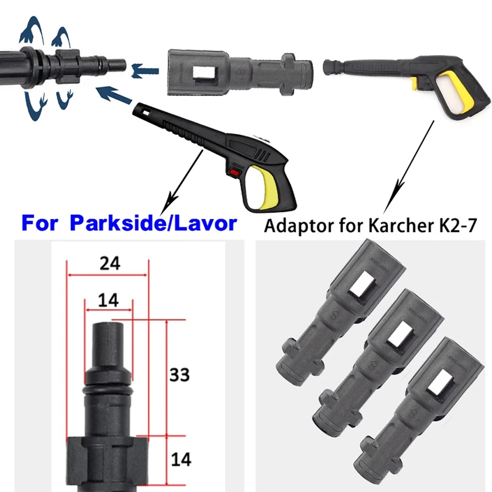 For Karcher K2 K5 K7/Parkside/Lavor pressure washer Cleaning brush for washing machine washing bucket  tornado for car cleaning