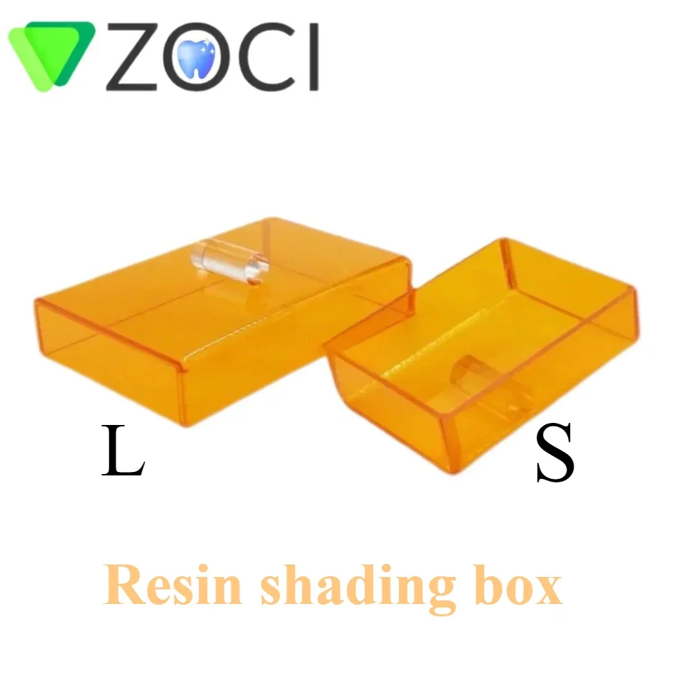 

Dental Resin Shading Box Plastic Oral Light-Proof Dentist Material Storage Case Aesthetic Protective Cover Dentistry Accessories