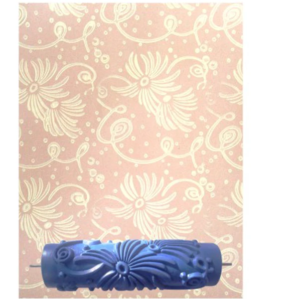 

Новинка, хит 7 футов, настенный эмпаистический узор в виде листьев, валик для рисования, машина для декоративной живописи, настенный валик для украшения пола, инструменты для рисования