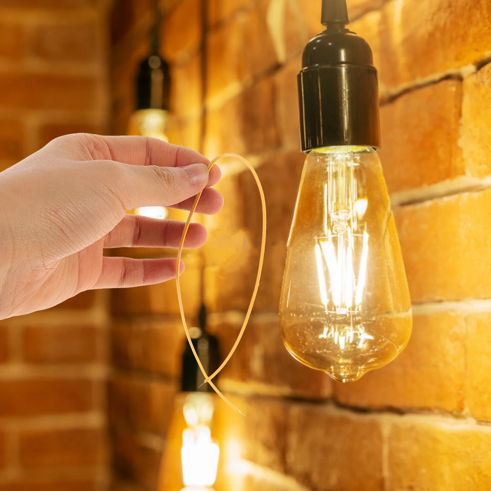 

2Pcs Flexible Soft LED Filament Bulb Light Repair Lamp Part Vintage Replacement for Wall Sconce Reading Room LED Filament