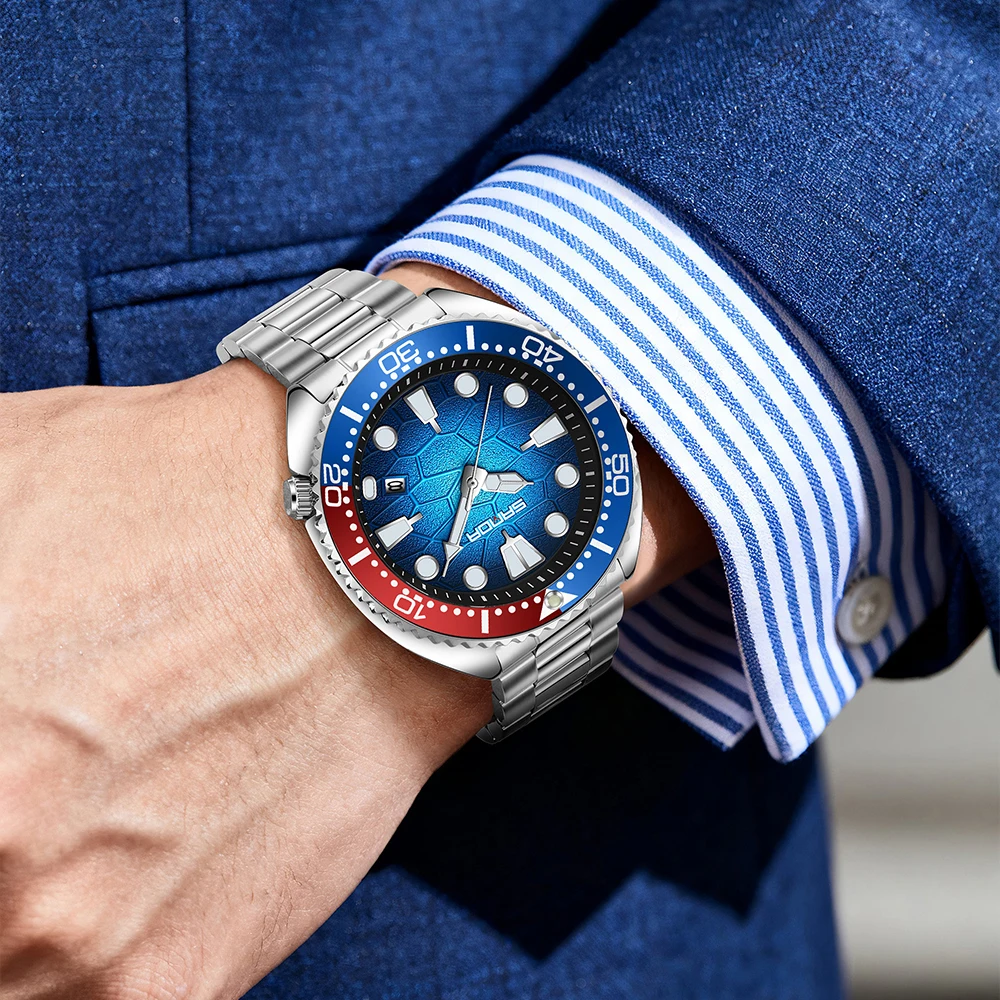 2025 أفضل ماركة ساعة رجالي موضة ساعات للرجال فستان كاجوال باجاني ساعة ذات تصميم عسكري كوارتز ساعة اليد Relogio Masculino