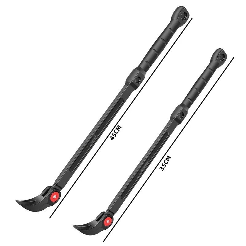 JUSTINLAU 1PC High Hardness Disassembly Truck Specific Pry Bar Multifunctional Nail Remover Tire Extension Ratchet Pry Bar - view 6