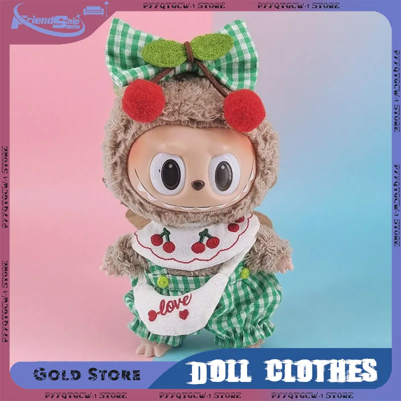 

Doll Clothes for Labubu Fashion Multiple Styles Comfortable Decoration Accessories Cute Mini Plush Doll's Clothes Outfit Gifts