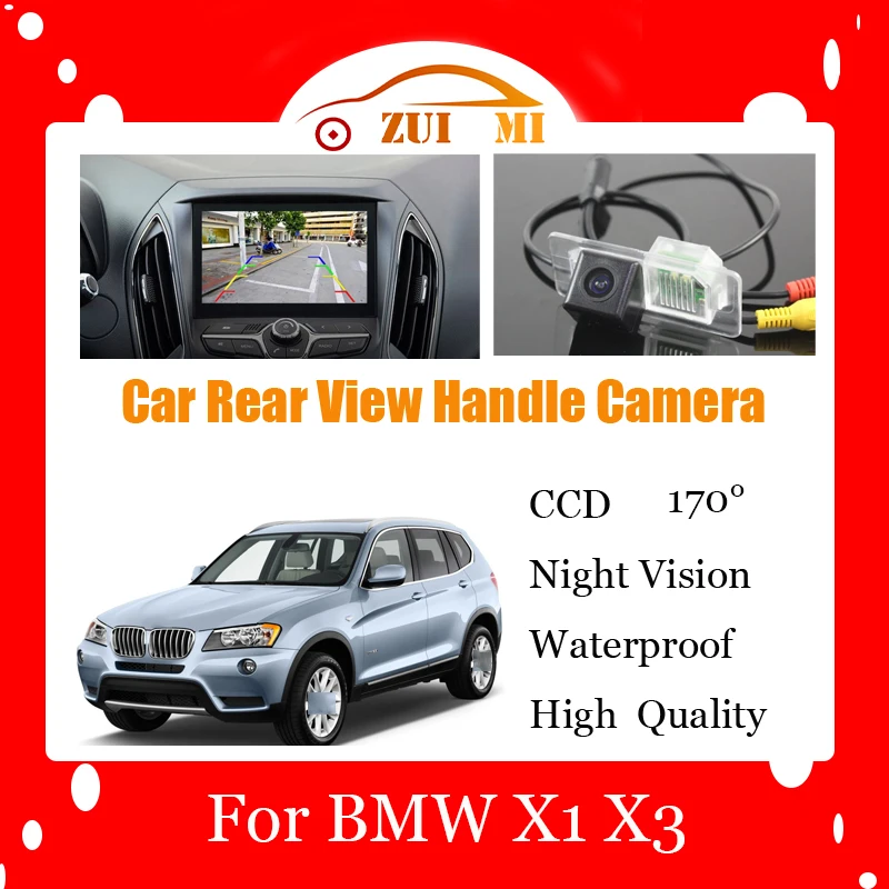 

Car Reverse Rear View Camera For BMW X1 X3 2011 2012 2013 Waterproof CCD Full HD Night Vision Backup Parking Camera