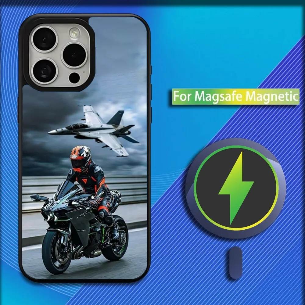 Motorcycle Y-YAMAHAS-BIKE Phone Case For iPhone 16,15,14,13,12,11,Plus,Pro,Max,Mini Magsafe Magnetic Wireless Charging