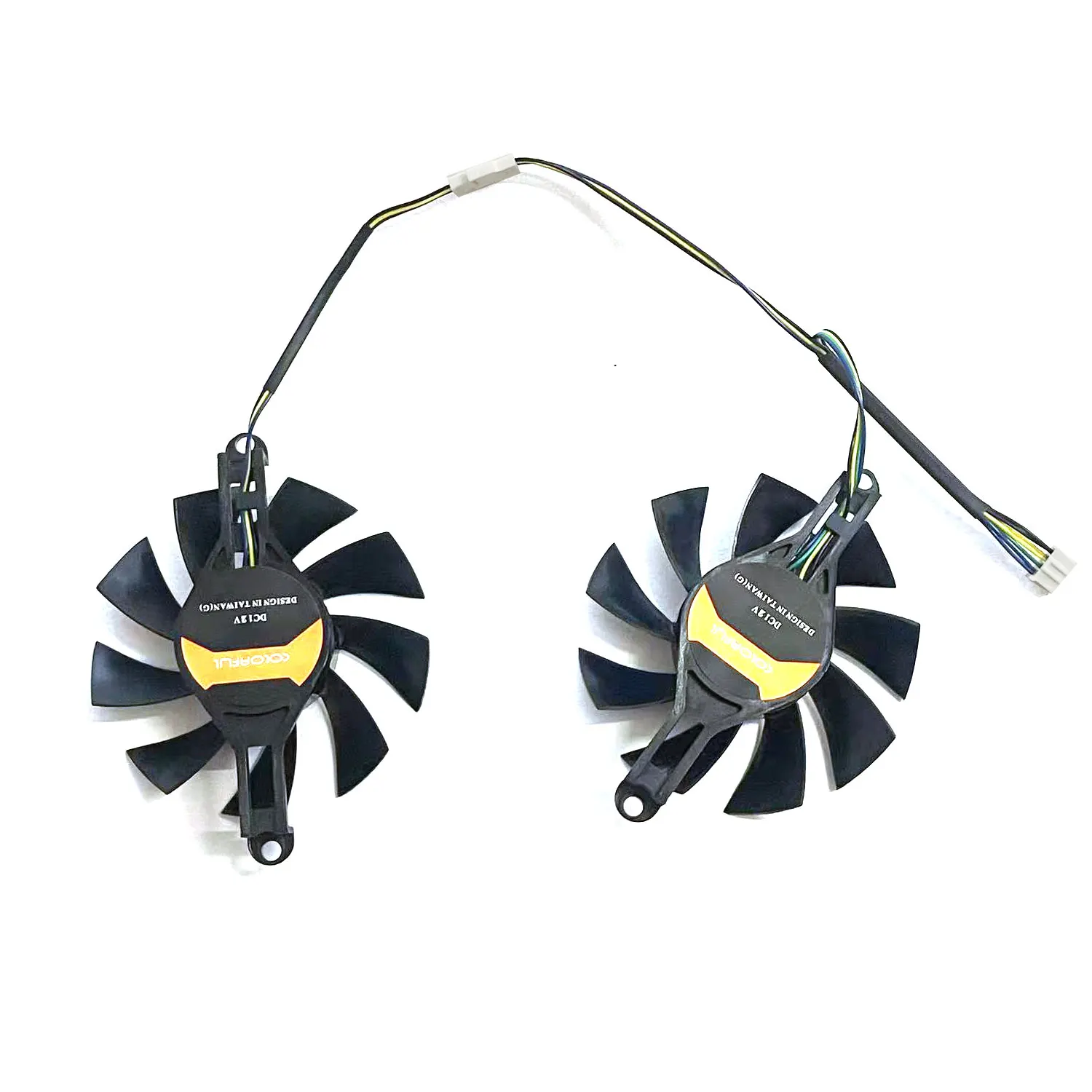 Brand new cooler fan 75MM 4PIN RX6600M GPU fan for PELADN RX600M 8GB graphics card AMD graphics card replacement