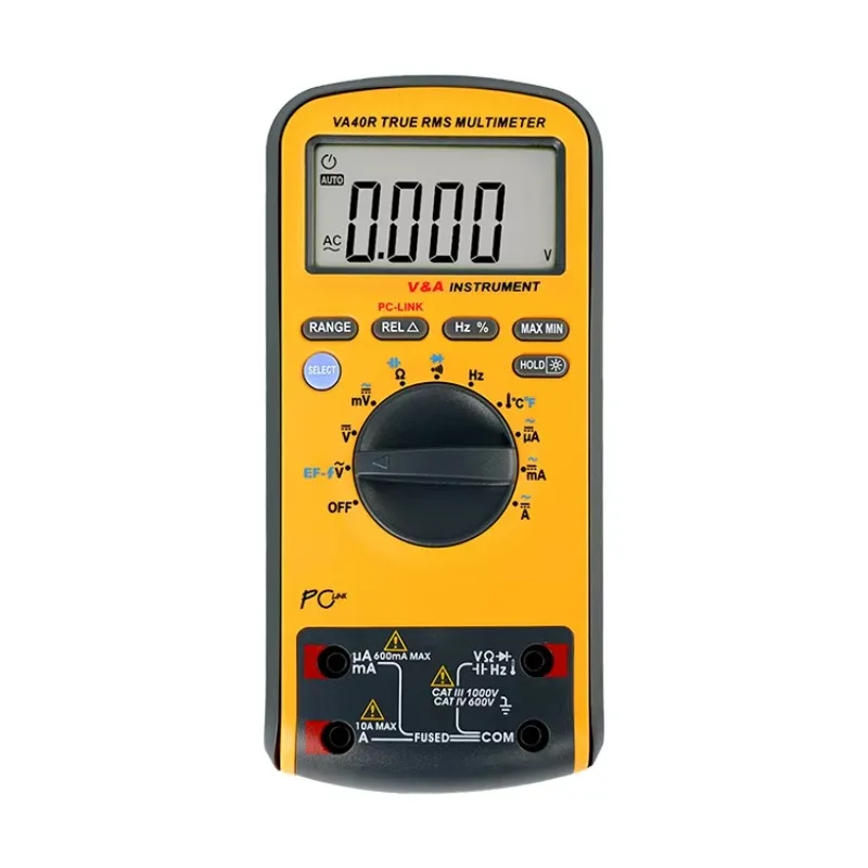 

【Hot】5999 Digital Multimeter VA40R Red LCD Electrical Test Tools Kit Including Non-Contact Voltage Outlet Tester Leads IV 60