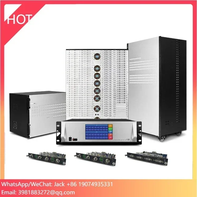 16 Channels Digital Modular Seamless Matrix Switcher 2K Audiovisual Matrix System