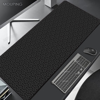 Black Deskmat Carpet Desk Accessories Laptop Gamer Mause Pad White Mouse Pad Large Mousepad 900x400 Office Tables mouse mats