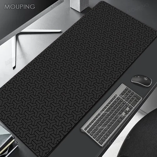 Alfombrilla de escritorio negra, accesorios de escritorio, alfombrilla para ordenador portátil, alfombrilla para ratón blanca, alfombrilla grande para ratón, alfombrillas para mesas de oficina de 900x400