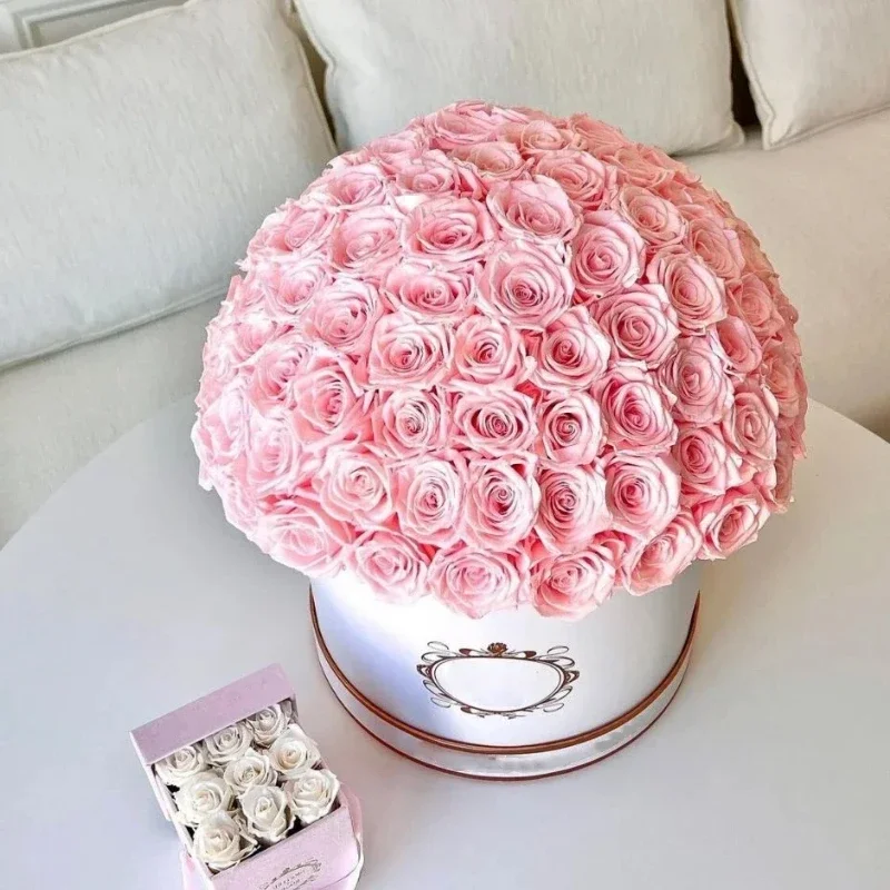 B-M New product ideas 2023 flowers preserv rose box wedding supplies women gifts set forever flower box