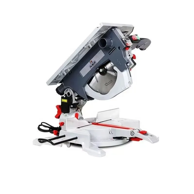 

Circular Saw Guide Double Bevel Miter Saw Table - Aluminum Cutter - 220V Rip Cut Wood Saw Machine with Horizontal Motor Core