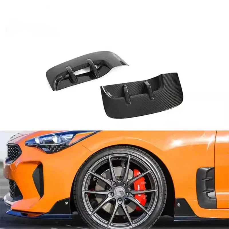 Factory Price Carbon Fiber Front Fender Vents for KIA Stinger GT Hatchback 4-Door 2018-2023