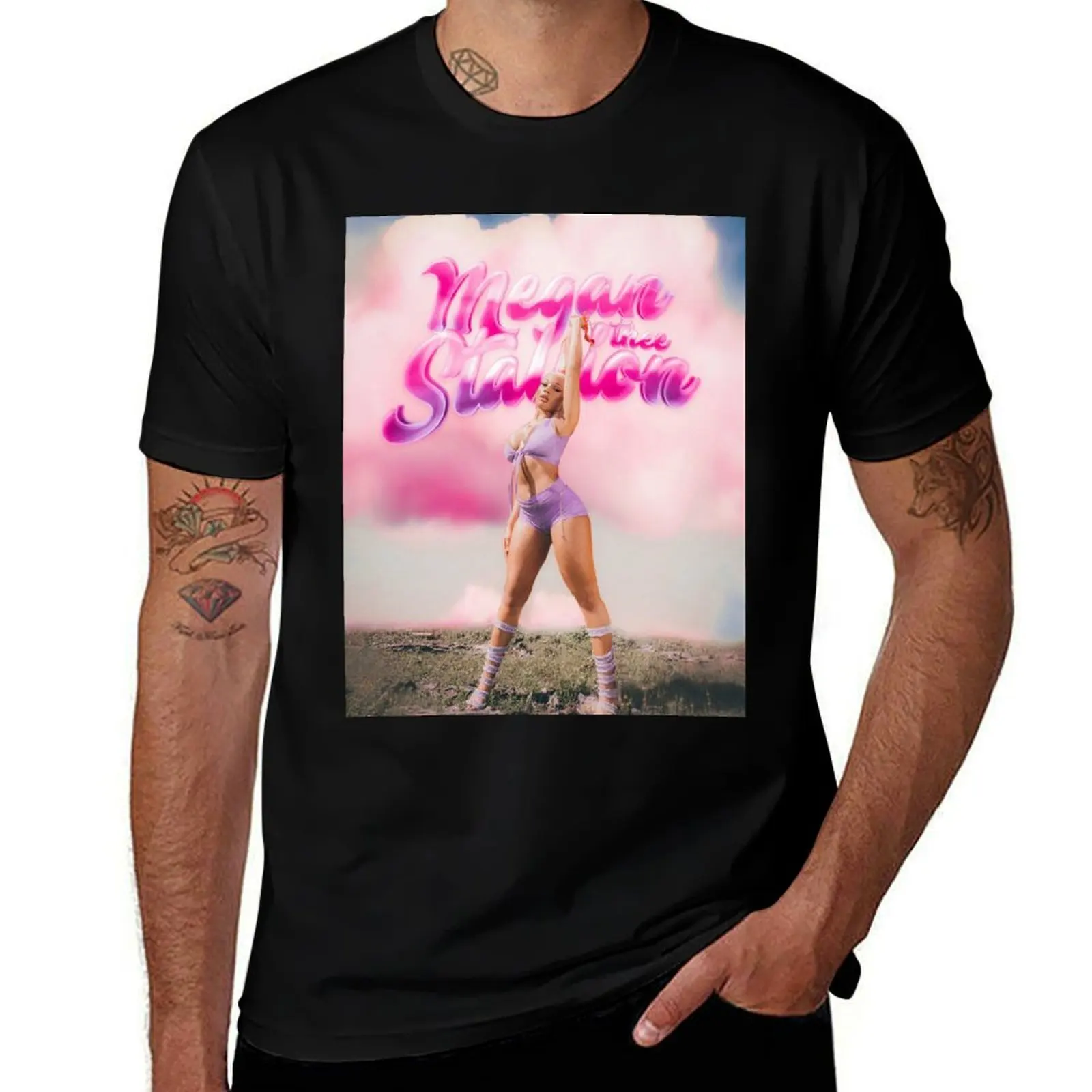 

pink cloud look T-Shirt funny t shirts dark humor man tshirt T-Shirt