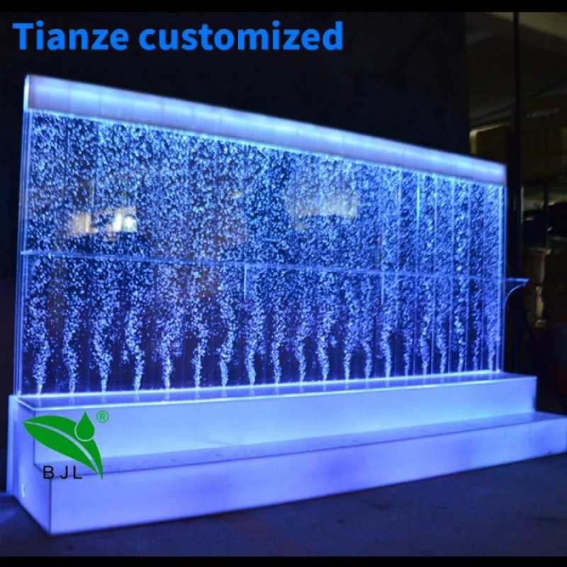 

(Customized) night club led dancing water bubble wall wine cabinet used nightclub furniture sale