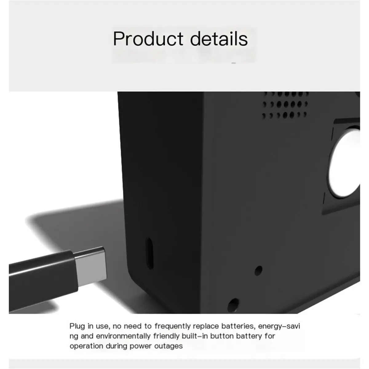 DT90 New LED Electronic Clock USB Powered TEMP Week Dimmer Table Clock 12/24H Electronic LED Alarm Wall Clock