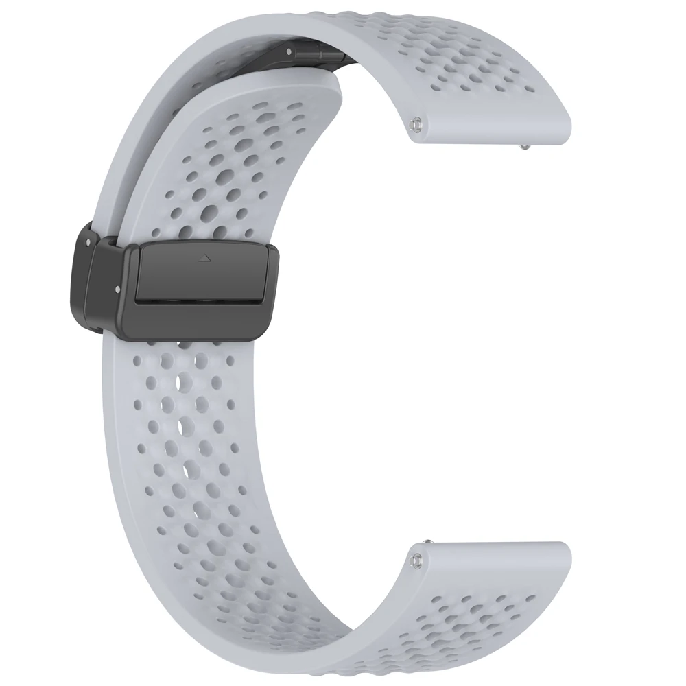 Pasek silikonowy 22MM do zegarka Xiaomi S4 opaska sportowa styl jaskiniowy sportowy magnetyczny oddychający pasek do zegarka ze składaną klamrą do zegarka xiaomi wat