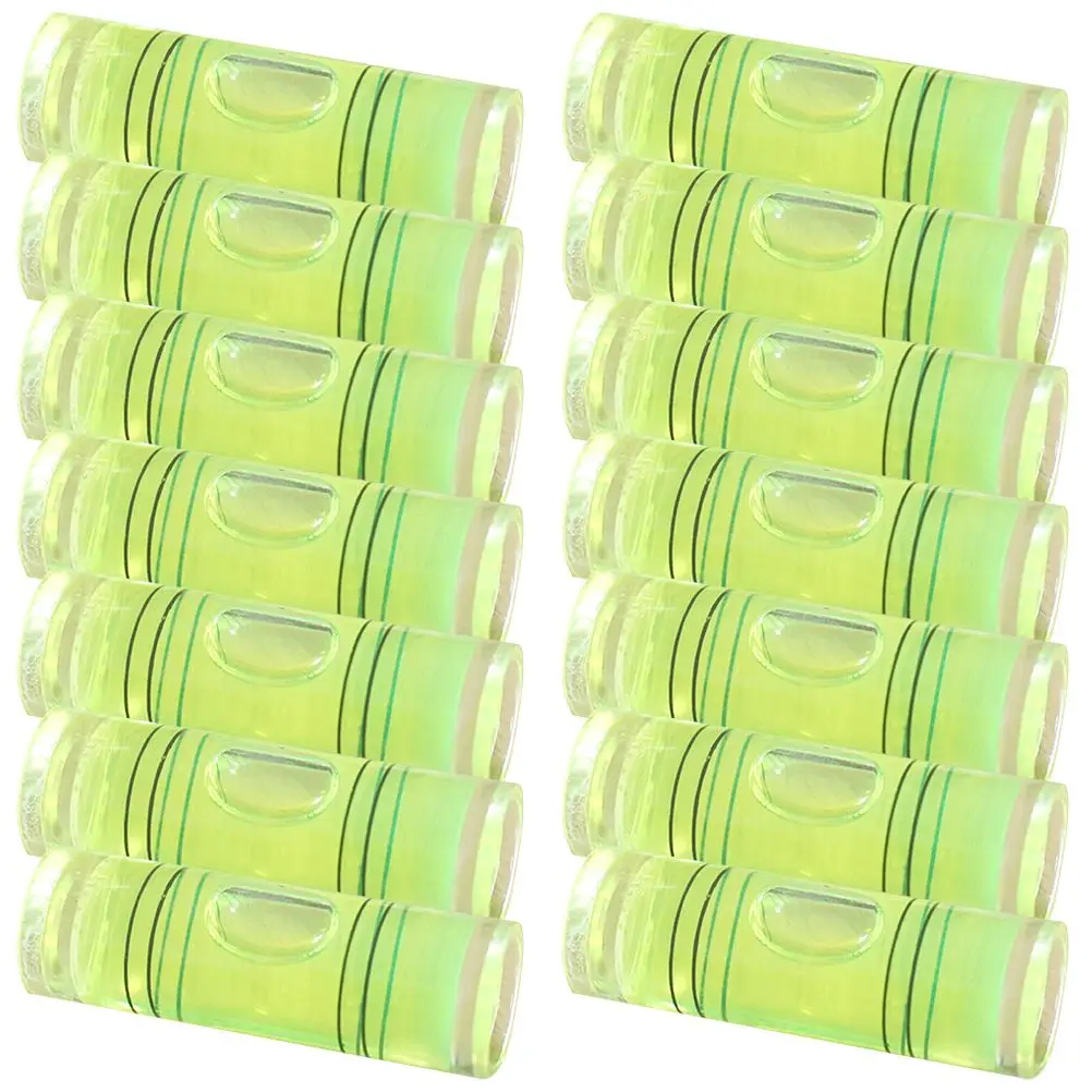 100 Pcs Small Levels Level Accessories Hanging Tool Levelling Parts Plastic Case Durable Molded Design Spirit Level Bubble