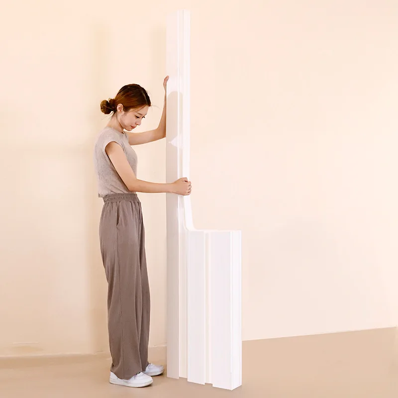 Folding Display Shelf Room Divider Screen with Storage for Office Exhibition Trade Show Booth Partition Wall