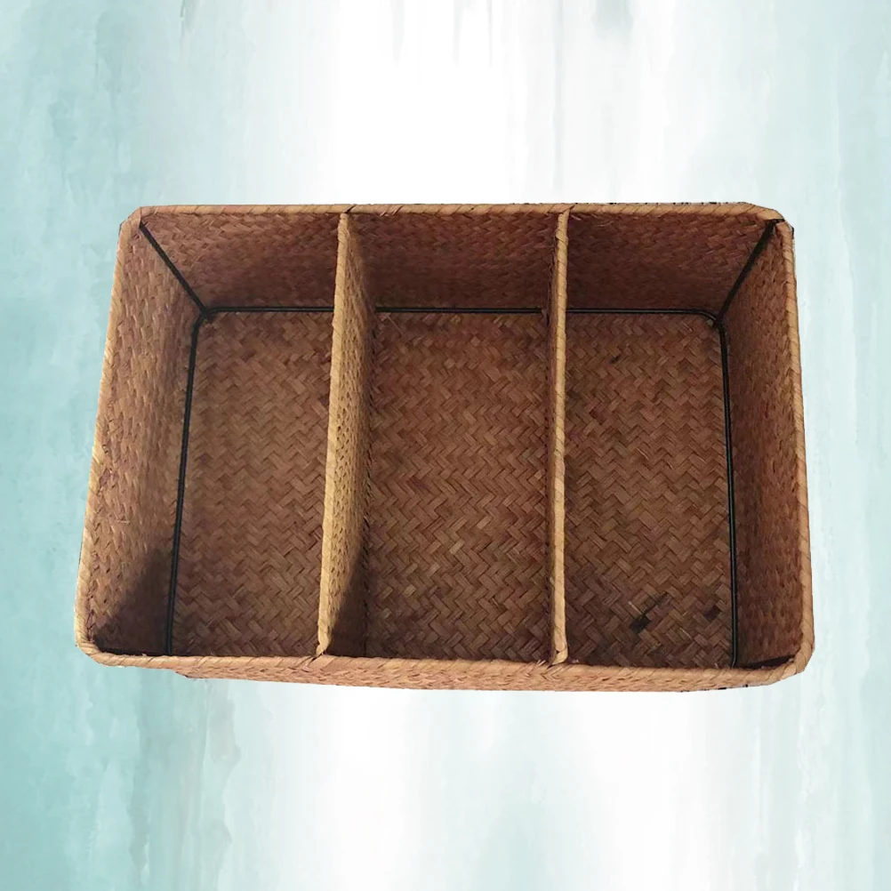 

Basket Organizer Wicker Storage Bathroom Baskeet Sundry Yellow Small Seagrass Baskets