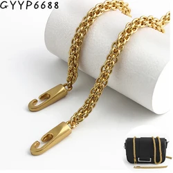 1/5/10PCS 100/110/120/130CM 8MM Iron Metal Chains For Replacement Crossbody Bags Purse Belt Shoulder Strap Handle Accessories