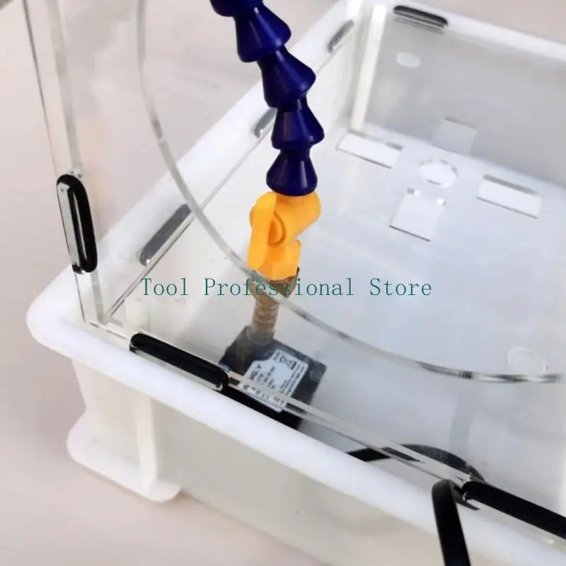 57QF Professional Grinding Dust Box For Polishing Ornamental Stone Featuring Integrated Water Circulation