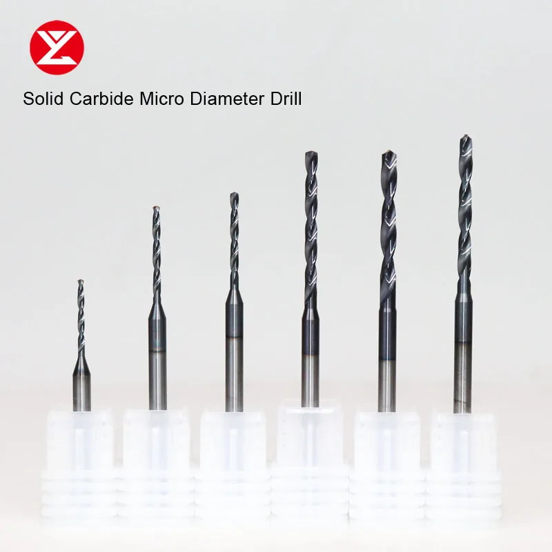 Imagem -02 - Solid Carbide Micro Broca Min Bit Diâmetro Cnc Hole Machining Tool Precisão para Aço Aço Inoxidável Superalloy 0.11.79 mm