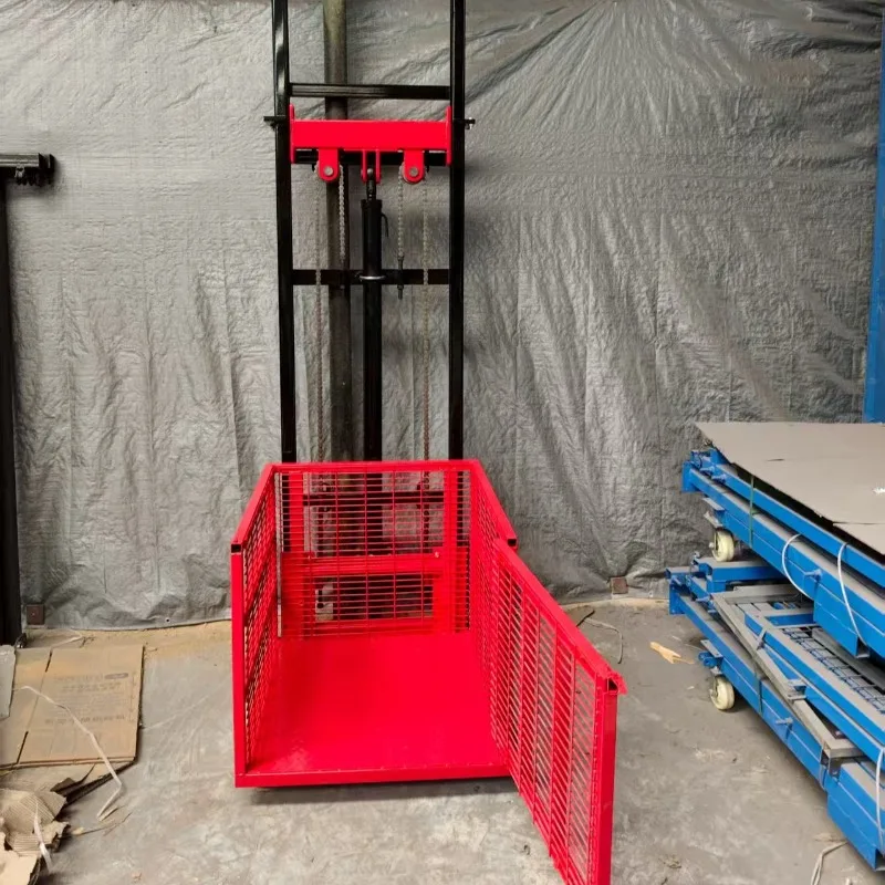 New Electric Elevator Lifting Platform Hydraulic Elevator Lifting, Suitable for Goods Small Material Cargo