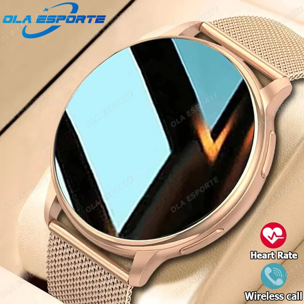 For Men Women Smart Watch New Bluetooth Call Full Touch Amoled Diy Dails Sports Fintess Waterproof Health Monitoring SmartWatch