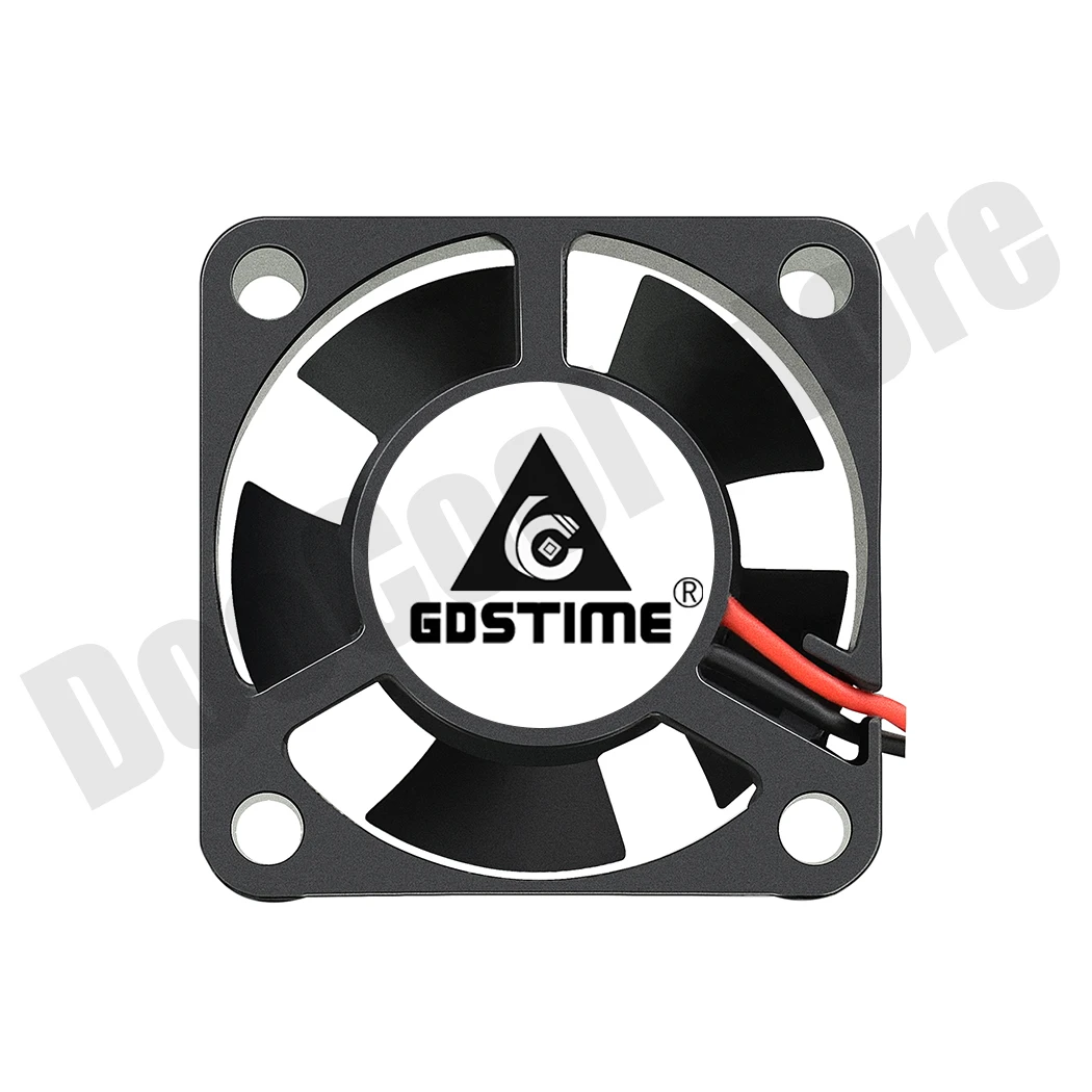 2Pcs Gdstime 30mmx30mmx10mm 5V 12V 24V 3010 Dual Ball Mini Fan 3cm 2PIN DC Brushless Cooler for 3D Printer Radiator Cooling Fan