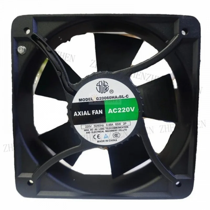 

Y 1 Pc. New G20060HA2BL-C Axial Fan AC220V 200*200*60mm 2-Wire 0.48A 65W