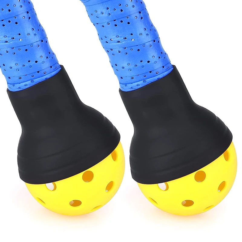 2 pçs pickleball retriever picker raquete de silicone pickleball grabber se encaixa pás padrão profissional pegar bolas de pickleball