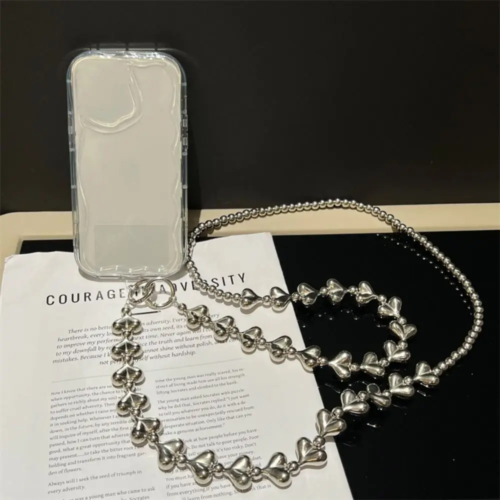 

Crossbody Long Crossbody Phone Chain Long Beads Mobile Phone Chain Sweet Acrylic Cellphone Lanyard Phone Accessories