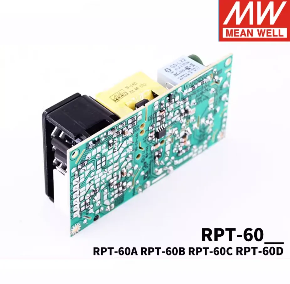 MEAN WELL 60W Triple Output Medical Grade  RPT-60B  5V4A  12V2A  -12V0.5A