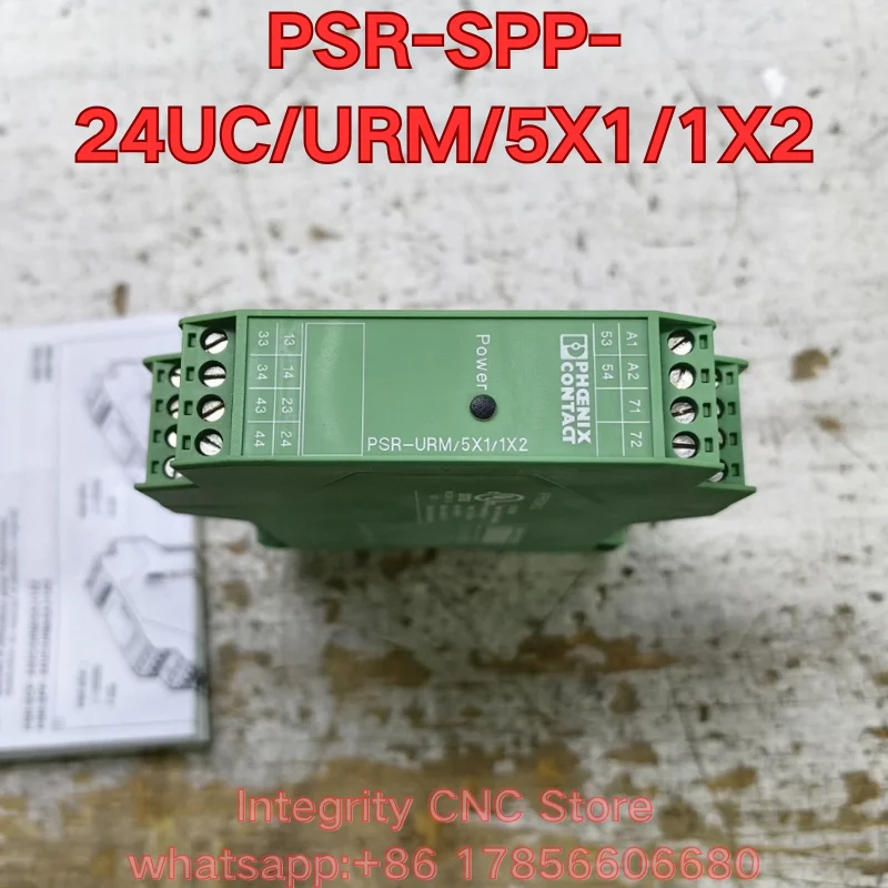 New PSR-SPP-24UC/URM/5X1/1X2 safety relay