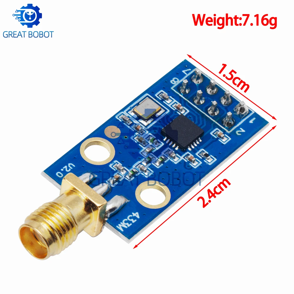 BS CC1101 Wireless Module With SMA Antenna Wireless Transceiver Module For Arduino 315/433/868/915MHZ