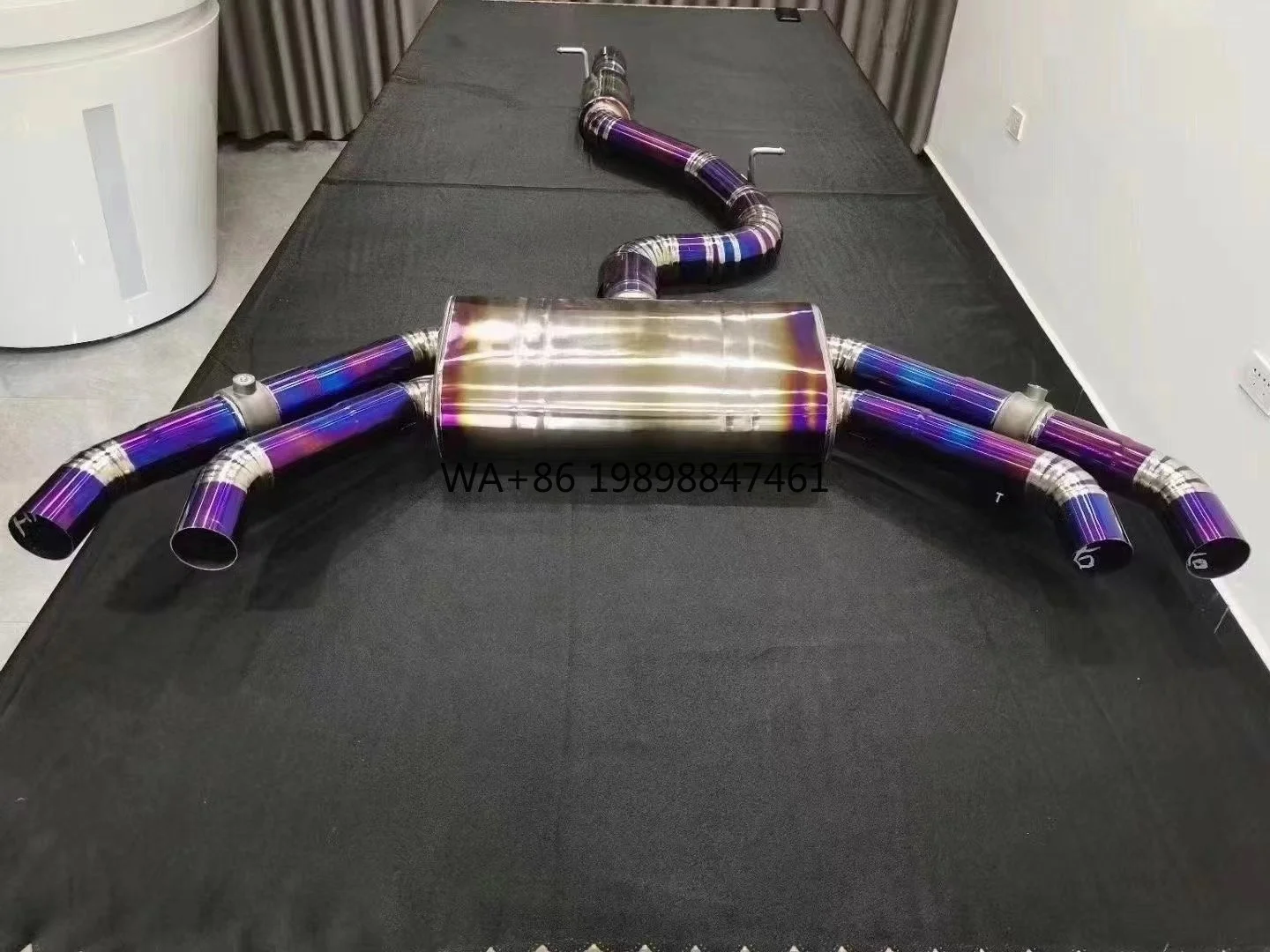 

Custom Titanium Alloy Exhaust Catback Exhaust System For Volkswagen Golf 7R