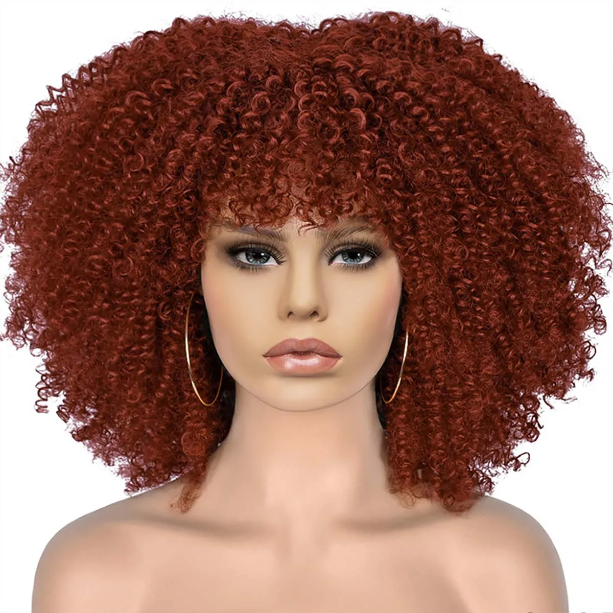 Women's Explosion Short Curly African Hair Wig for Daily Party Wear