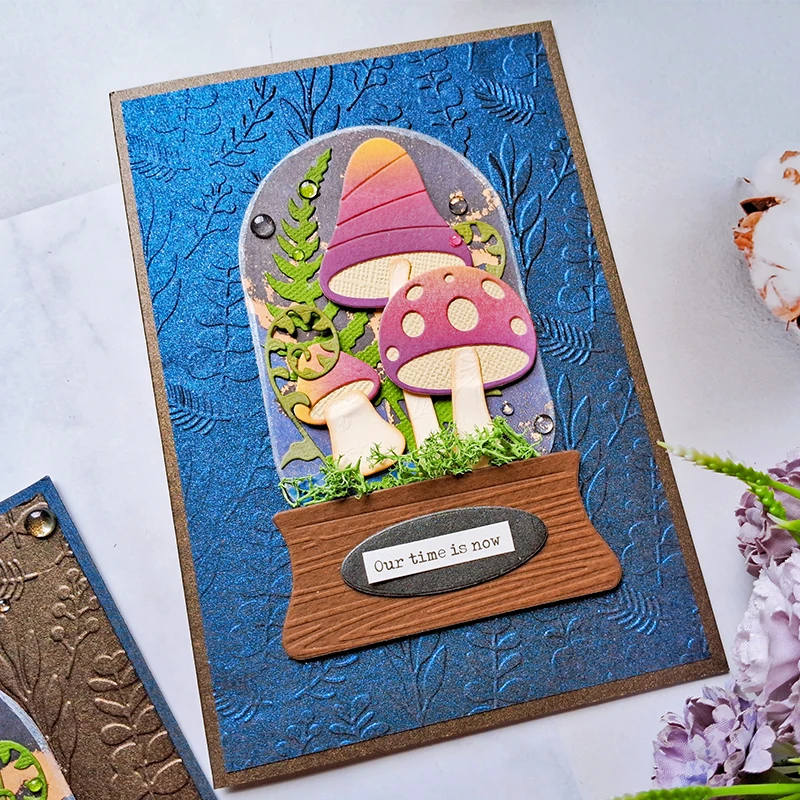 Panalisacraft śliczne rośliny grzyby wykrojniki do metalu szablony dla DIY Scrapbooking/album dekoracyjne tłoczenie DIY karty papierowe