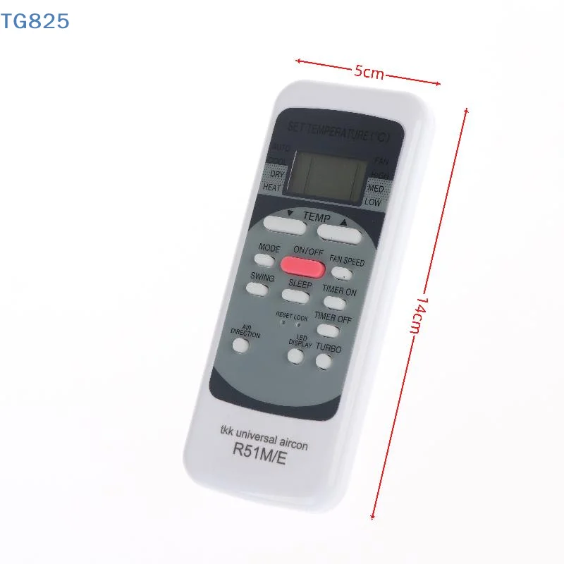 【AN】Universal R51ME Remote for Midea Air Conditioner Replacement Effortless Setup Perfect for Bedroom and Living Areas