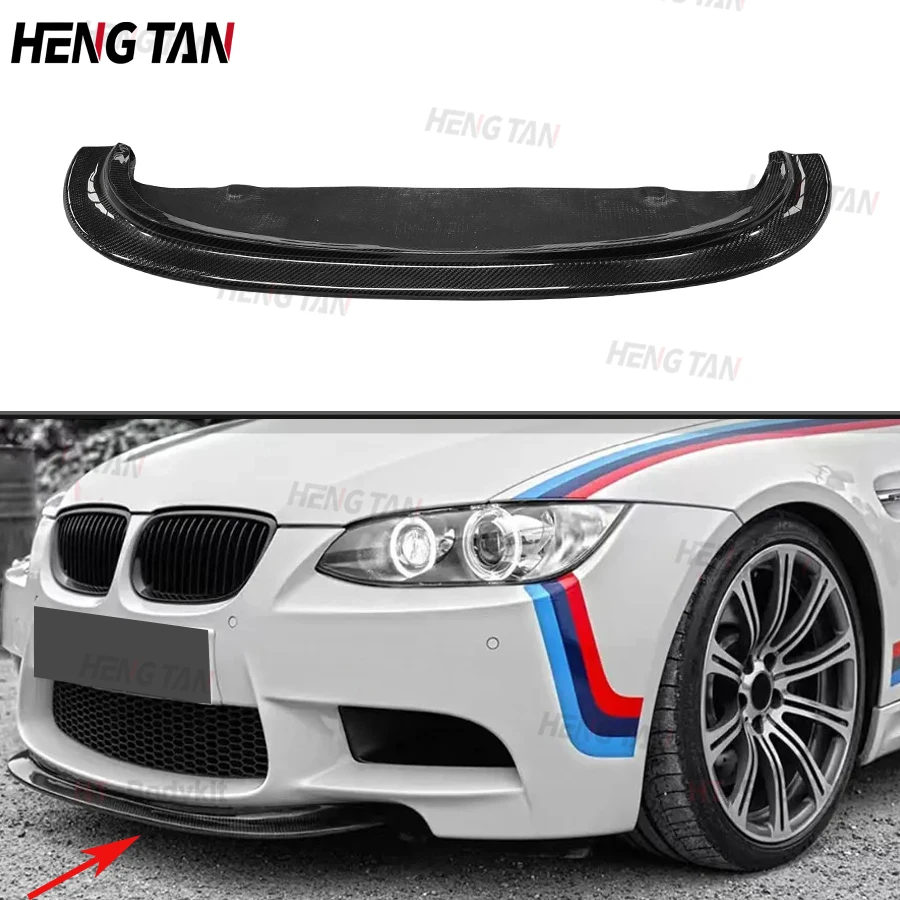 

Carbon Fiber Car Front Bumper Splitter Lip For BMW 3 Series E90 E92 E93 M3 2008 - 2013 Parts Body kit