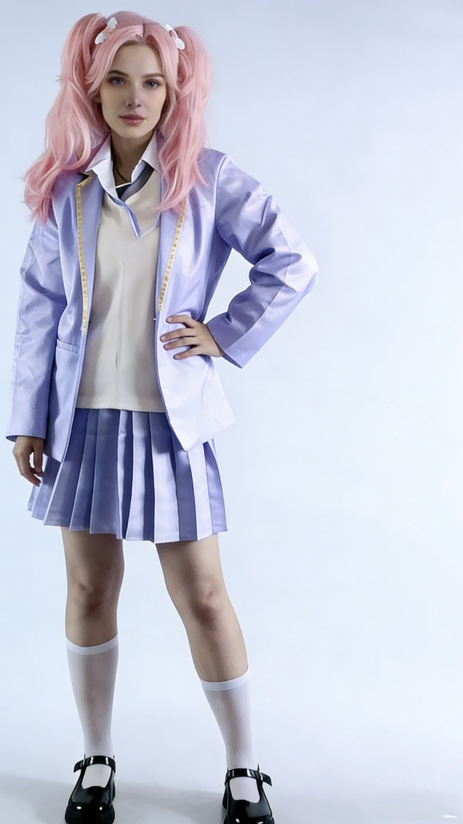 Anime Game Link Click Li Tian Xi Cosplay Costume Woman Girls JK School Halloween Christmas Cute Role-playing Costumes and Wigs view 5