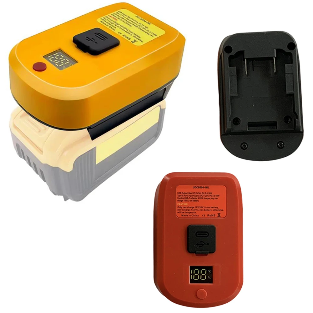 

1pc Battery Charger Adapter For Bosch For Dewalt For DCB200 BAT622 BAT609 Battery Power Tool Accessories