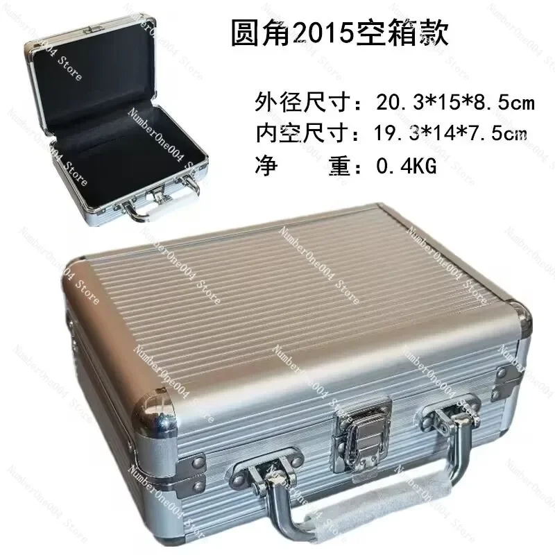 

Mini Toolbox 200x150x80mm Aluminum Tool Box Portable Instrument Box Storage Case with Lining Foam Handheld Impact Resistant